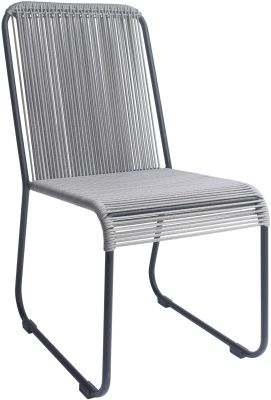 Drew Dining Chair (Set of 2 - Black & Dark Grey)