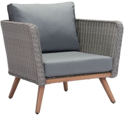 Monaco Arm Chair (Natural & Gray)