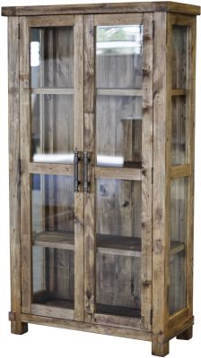 Country Glass Display Cabinet