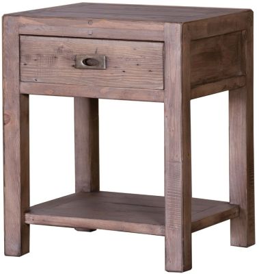 Telegraph Side Table (Small - Driftwood)