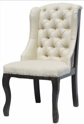 Concoction Arm Chair (Antique White & Cognac Wood)