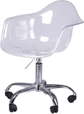 Major Sundial Swivel Chair (Set of 2 - Clear)