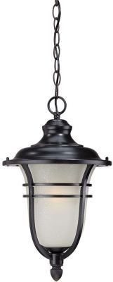 Montclair 18-inch Outdoor Hanging 1-Light Lantern in Matte Black