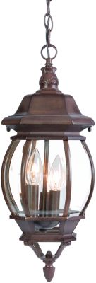 Chateau Collection 3-Light Hanging Lantern Outdoor