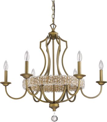 Ava 3-Light Chandelier with Crystal pendant
