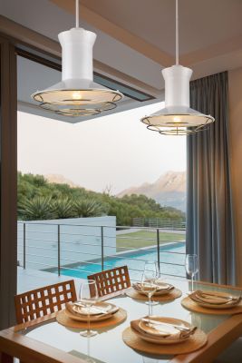 Newport 1-Light Pendant with Louver
