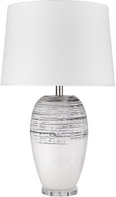 Trend Home Table lamp (D Style - Polished Nickel and Seasalt)