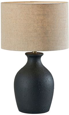 Margot Table Lamp (Black Textured Ceramic)