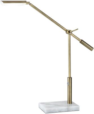 Vera Desk Lamp (Antique Brass - LED)