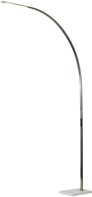 Sonic Arc Lamp (Brushed Steel - LED with Smart Switch)