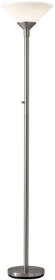 Aries Torchiere (Brushed Steel)