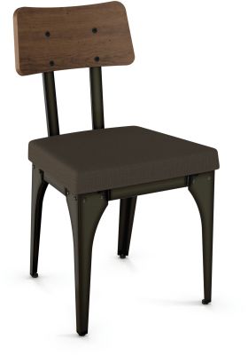Symmetry Dining Chair (Set of 2 - Dark Brown Grey & Brown)