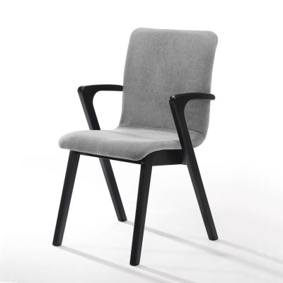 Cara Arm Chair (Set of 2 - Light Grey)