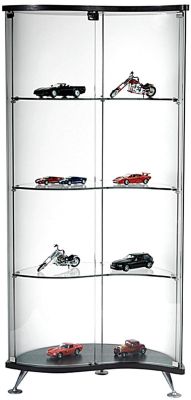 Curio Glass Shelves (Curved)