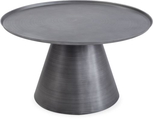 Fay Coffee Table (Brushed Silver Stainless Steel)