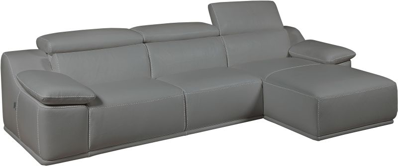 Isabel Adjustable Sectional (Right - Dark Grey)