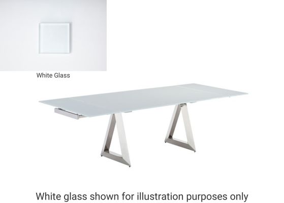 Pesaro Extendable Dining Table (White)