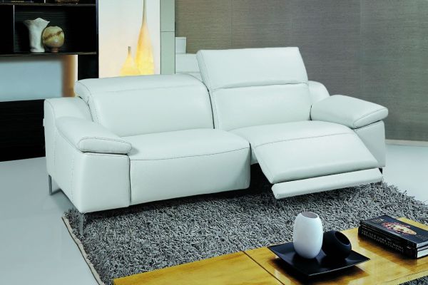 Sofia Electric Motion Sofa (White)