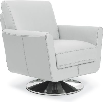Syria Swivel Chair (White)