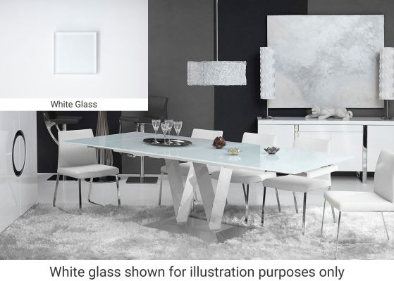 Vicky Extendable Dining Table (White)