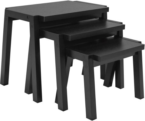 Nesting Tables (Set of 3 (Black)