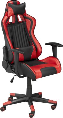 Avion Gaming Chair with Tilt & Recline (Black & Red)