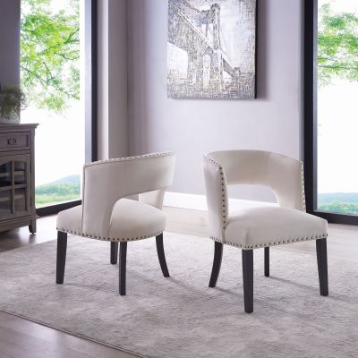 Isabella Dining & Accent Chair (Set of 2 - Beige)