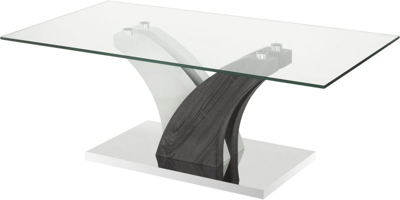 Jerome Coffee Table (Grey & White)