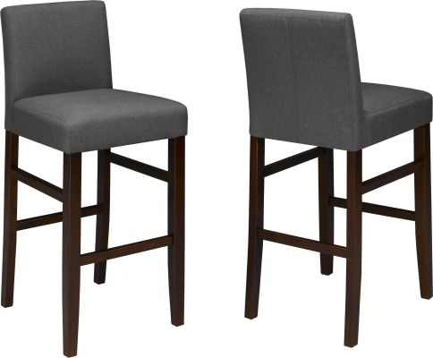 24 Inch Counter Stool (Set of 2 - Grey)