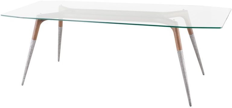 Assembly Rectangular Dining Table (Medium - Smoked Oak Frame)