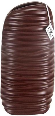 Ceramic Vase D125 (17 X 11 X 36 cm - Brown) 
