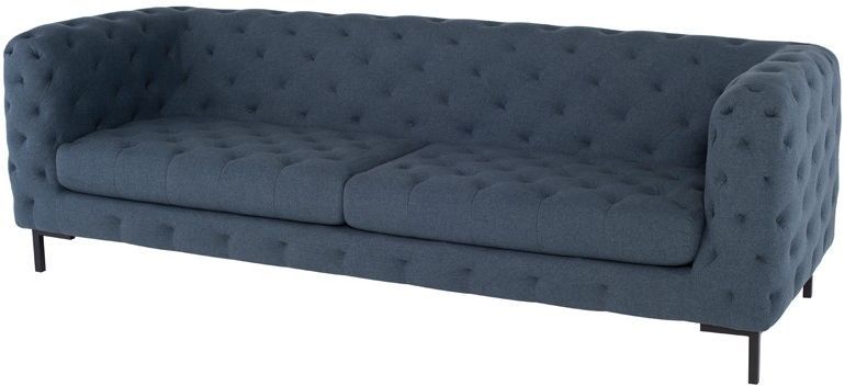 Tufty Triple Seat Sofa (Night Blue)