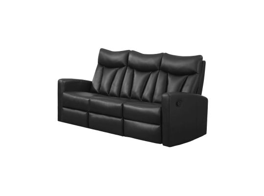 Clydebank Reclining Sofa (Black)