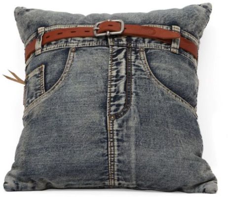 Cowboy Cushion (Blue Denim with Front Jean)