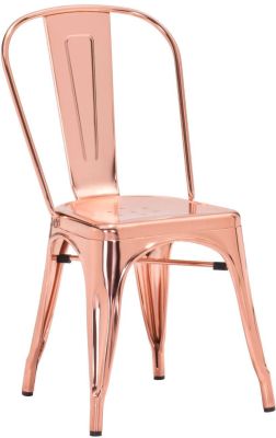 Elio Dining Chair (Set of 2 - Rose Gold)