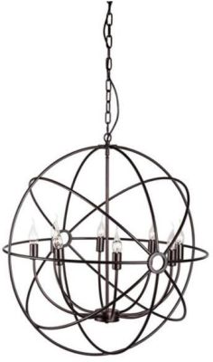 Helvine Ceiling Lamp (Rust)