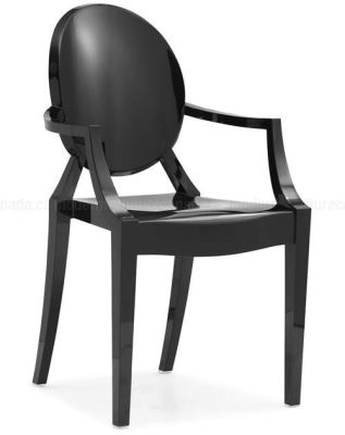 Anime Acrylic Chair (Set of 2 - Black)