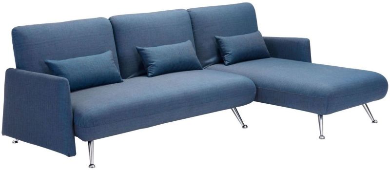 Bizard Sleeper Sectional Sofa (Cowboy Blue)