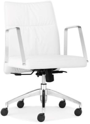 Dean Low Back Office Chair (White)