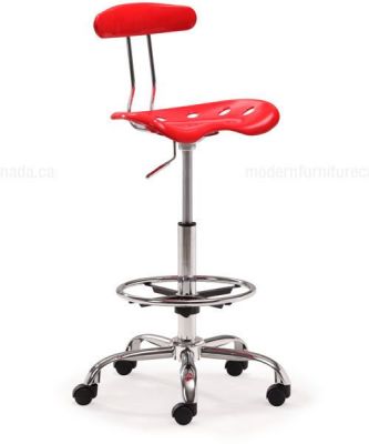 Farallon Drafters Chair (Red)