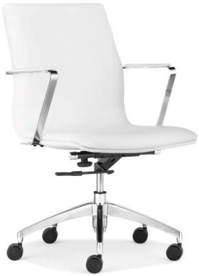 Herald Low Back Office Chair (White)