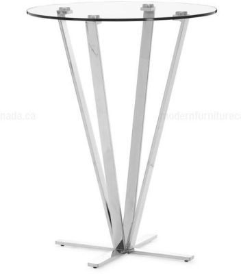 Mimosa Bar Table (Stainless Steel)