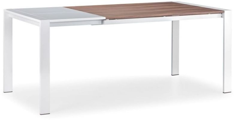 Oslo Extension Table (Walnut and White)