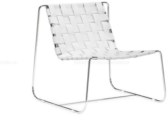 Prospect Park Lounge Chair (White)