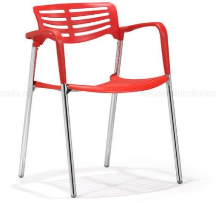 Scope Dining Chair (Set of 4 - Red)