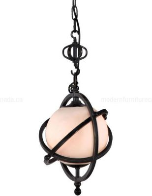 Topaz Ceiling Lamp (Antique Black & Gold)