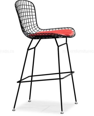 Wire Bar Chair (Set of 2 - Black)