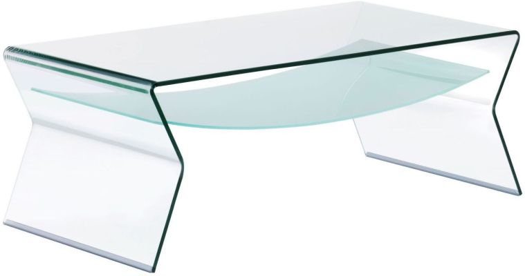 Yoga Coffee Table (Clear & Frosted)