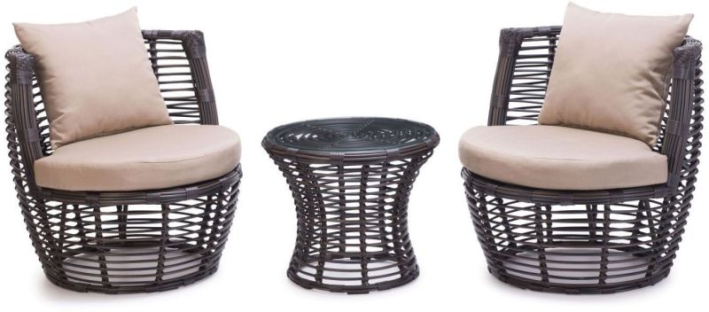 Stanley Patio Stacking Set (Brown)