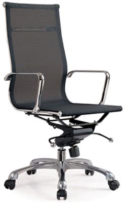 Eames High Back Office Chair (Black Mesh)
